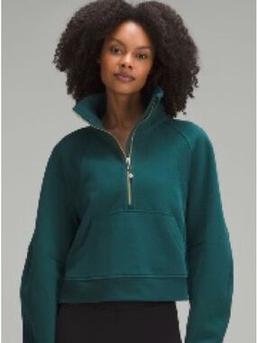Lululemon Scuba Oversized Funnel Neck Half Zip *Gold Zipper